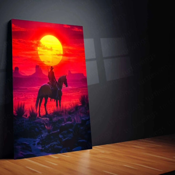 Red Dead Redemption Metal Poster - TURTLEWINGS 