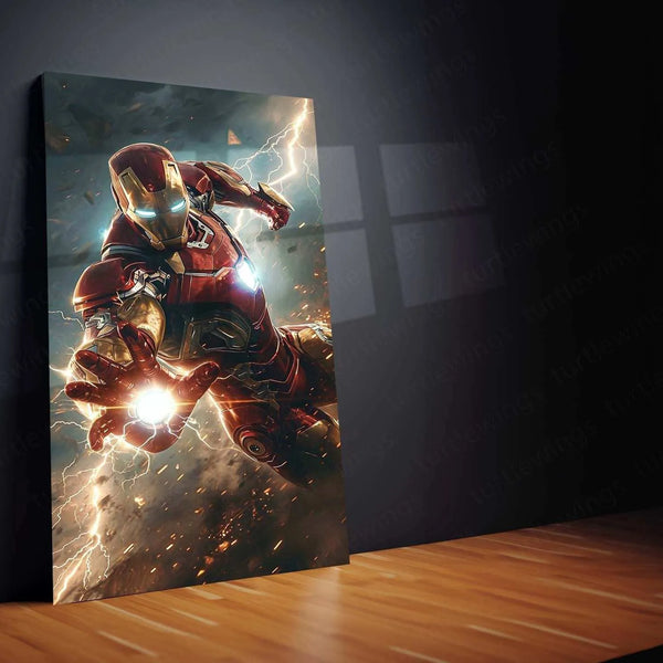 Iron Man Metal Poster - TURTLEWINGS 
