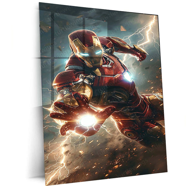 Iron Man Metal Poster - TURTLEWINGS 
