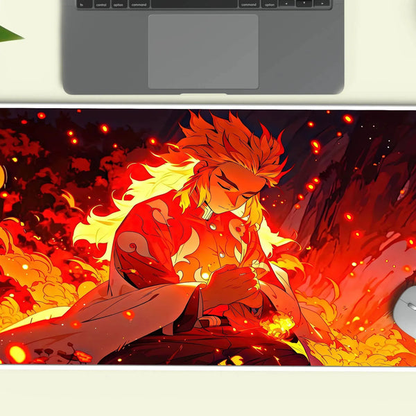 rengoku demons layer anime deskmat