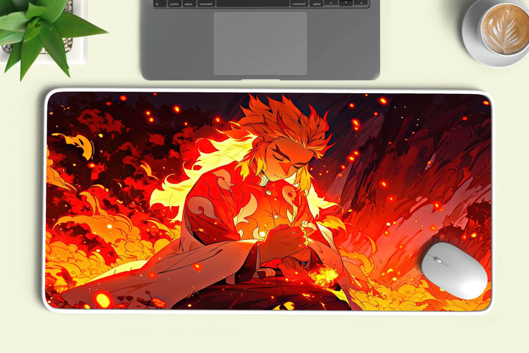 rengoku demons layer anime deskmat