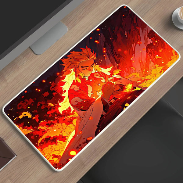 rengoku demons layer anime deskmat