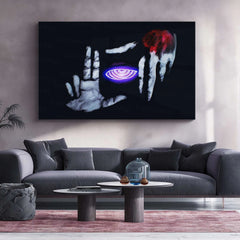 Rinnegan Neon LED Metal Poster - TURTLEWINGS 