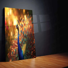 Vastu Collection -Elegant Peacock Metal Frames for Prosperity and Harmony 1 - TURTLEWINGS 