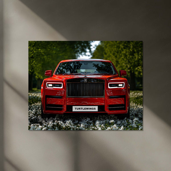 Rolls-Royce Phantom LED Neon Metal Frame | Luxury Sedan Wall Light | Premium LED Metal Artwork