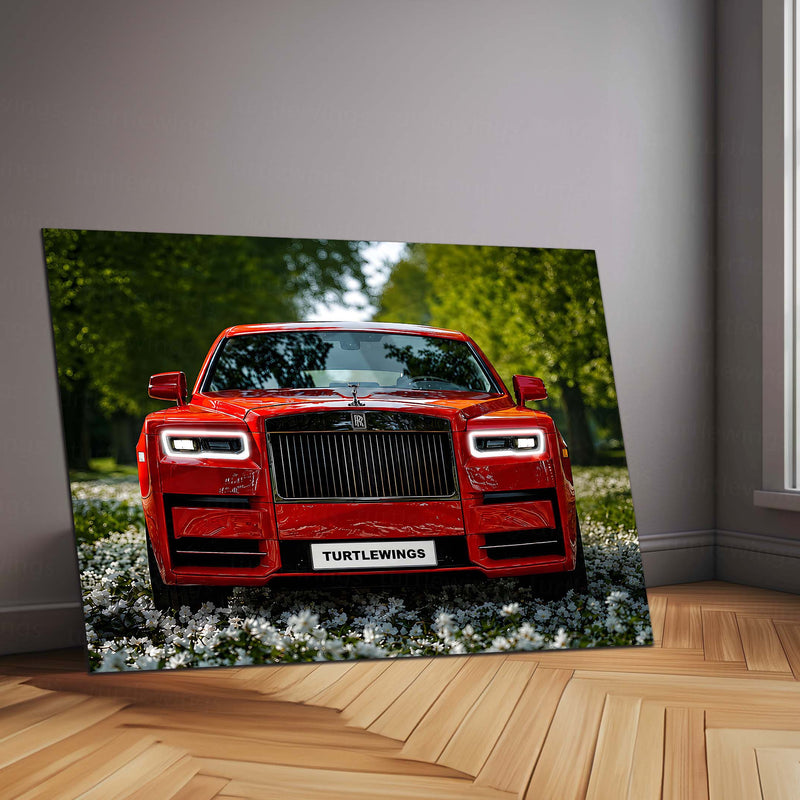 Rolls-Royce Phantom LED Neon Metal Frame | Luxury Sedan Wall Light | Premium LED Metal Artwork