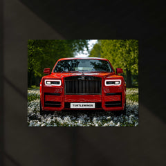 Rolls-Royce Phantom LED Neon Metal Frame | Luxury Sedan Wall Light | Premium LED Metal Artwork