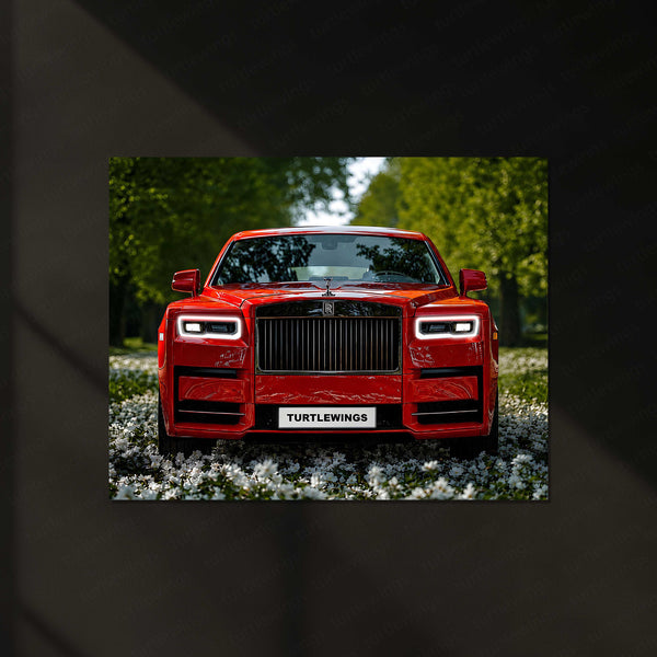 Rolls-Royce Phantom LED Neon Metal Frame | Luxury Sedan Wall Light | Premium LED Metal Artwork