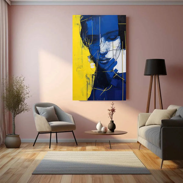 Abstract Art Metal Poster | Modern Wall Decor | Aesthetic & Contemporary Artwork - TURTLEWINGS 