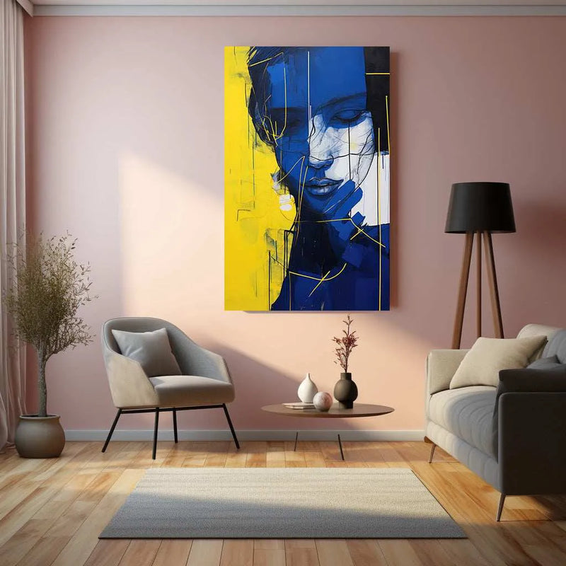 Abstract Art Metal Poster | Modern Wall Decor | Aesthetic & Contemporary Artwork - TURTLEWINGS 