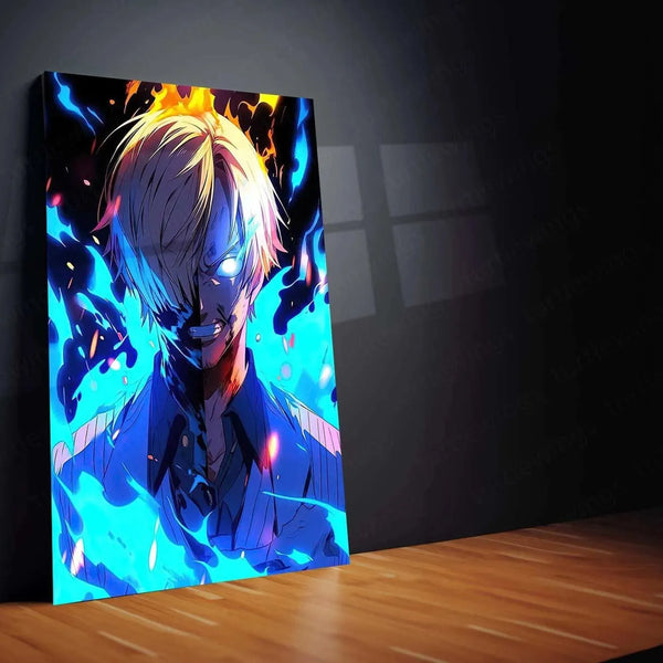 Sanji Metal Poster – The Black Leg Pirate Chef - TURTLEWINGS 