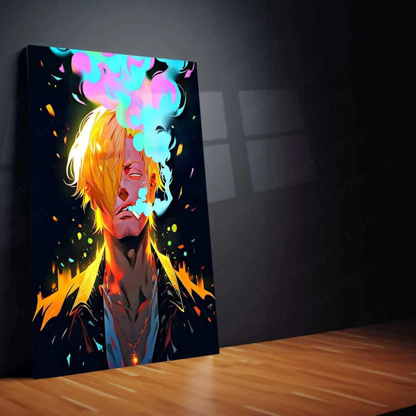 Sanji Metal Poster – The Black Leg Pirate Chef - TURTLEWINGS 