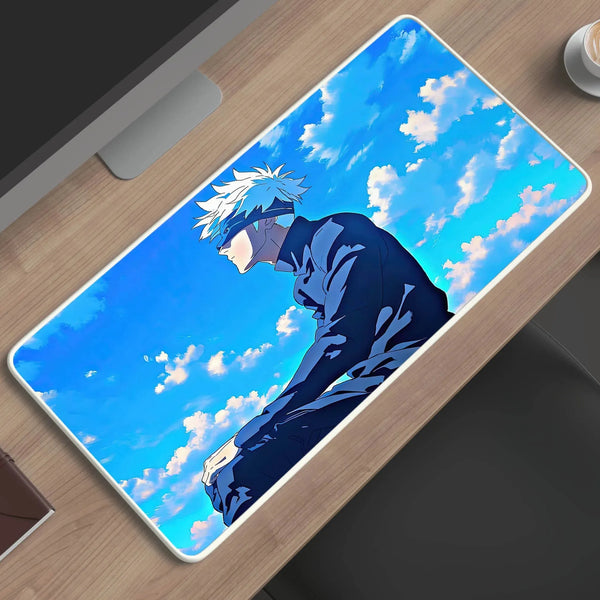 saturo gojo jujutsu kaisen anime deskmat
