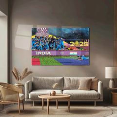 India Women’s Team – ICC Women’s World Cup 2025 Champions Selfie Moment | Limited Edition Metal Frame Poster