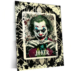 Joker-Inspired Playing Card Design - Craft Art Print - TURTLEWINGS 
