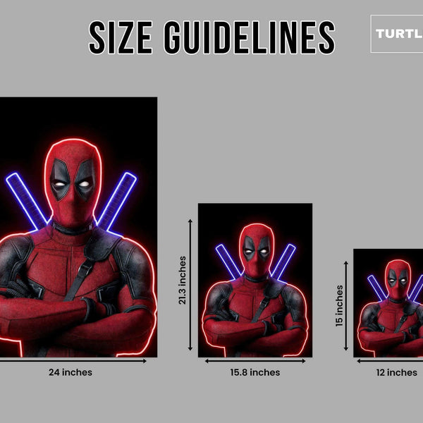 Finger Neon LED Metal Frame - Bold and Futuristic Wall Art - TURTLEWINGS 