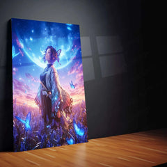 Shinobu Kocho Demon Slayer Metal Poster | Butterfly Hashira Wall Art | Graceful & Powerful - TURTLEWINGS 