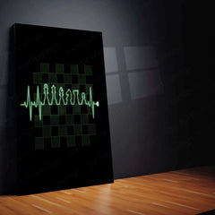 Chess Metal Poster – Strategic & Elegant Wall Art for Thinkers - TURTLEWINGS 