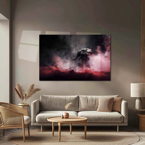 Warhammer 40k  | Epic Battle Scene Metal Poster | HD Metal Wall Frame for Gamers & Collectors 09