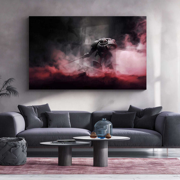 Warhammer 40k  | Epic Battle Scene Metal Poster | HD Metal Wall Frame for Gamers & Collectors 09
