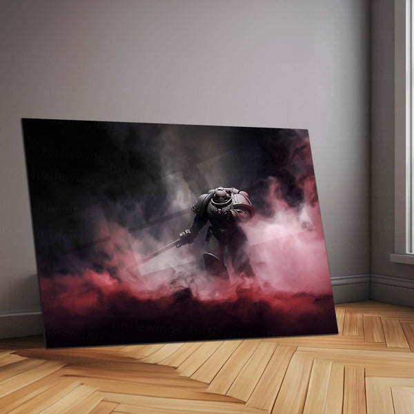 Warhammer 40k  | Epic Battle Scene Metal Poster | HD Metal Wall Frame for Gamers & Collectors 09
