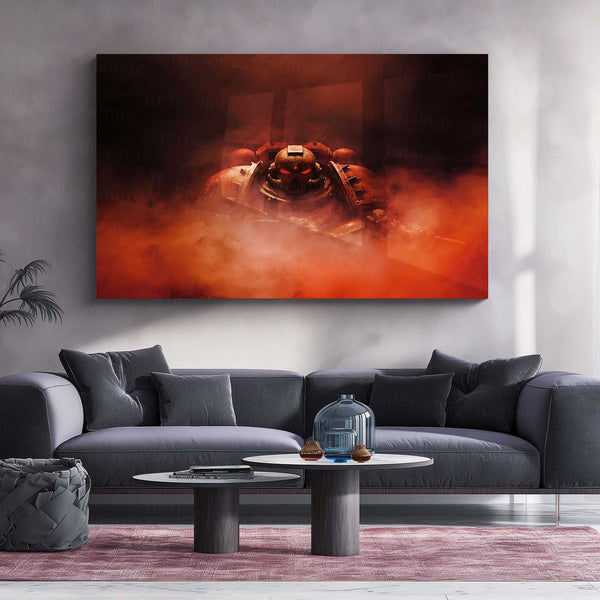 Warhammer 40k  | Epic Battle Scene Metal Poster | HD Metal Wall Frame for Gamers & Collectors 08