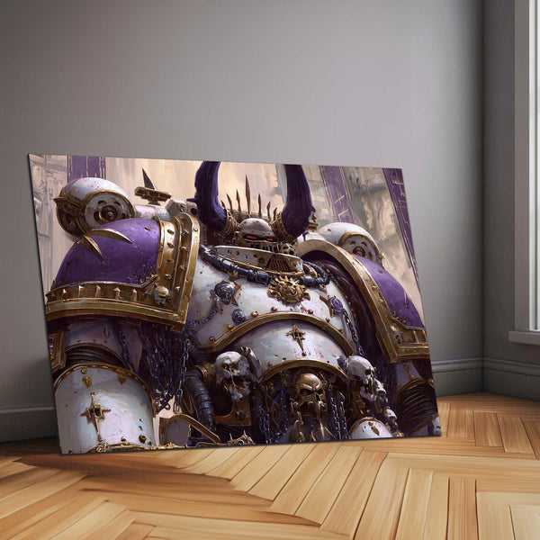 Warhammer 40k  | Epic Battle Scene Metal Poster | HD Metal Wall Frame for Gamers & Collectors 07
