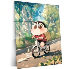 Anime Metal Poster | Shinchan Metal Poster – Funny & Nostalgic Anime Wall Art - TURTLEWINGS 