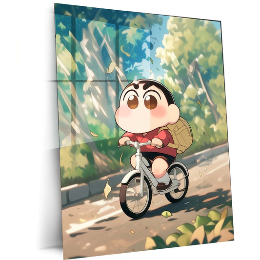 Anime Metal Poster | Shinchan Metal Poster – Funny & Nostalgic Anime Wall Art