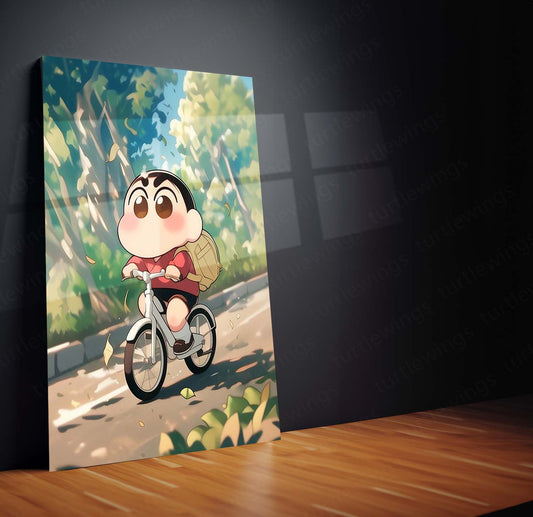 Anime Metal Poster | Shinchan Metal Poster – Funny & Nostalgic Anime Wall Art