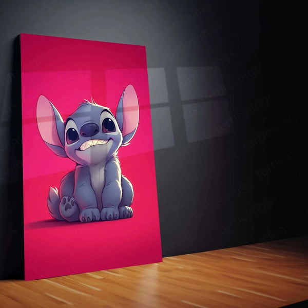 Japanese Art of Stitch – Cinematic Minimalist Disney Poster - TURTLEWINGS 