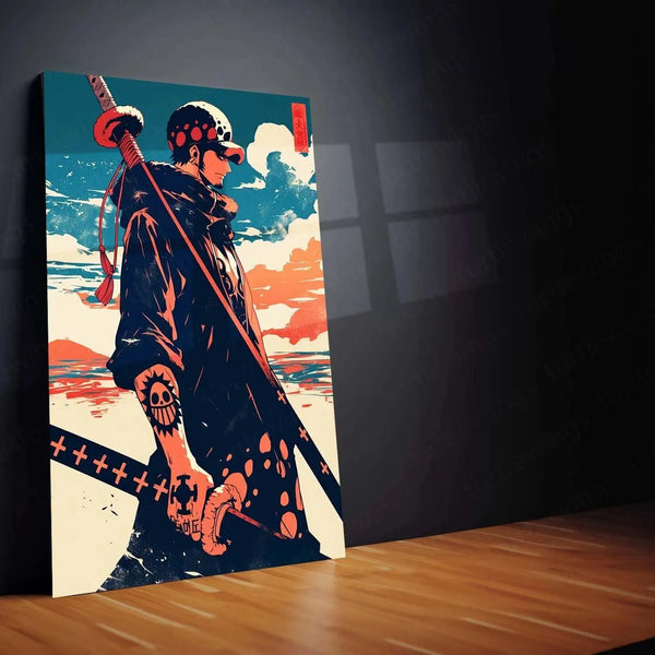 Traffalgar D Water Law Metal Poster One Piece - TURTLEWINGS 
