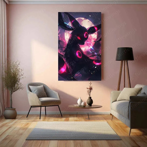 Umbreon Metal Poster – Pokémon Wall Art for Fans & Collectors - TURTLEWINGS 