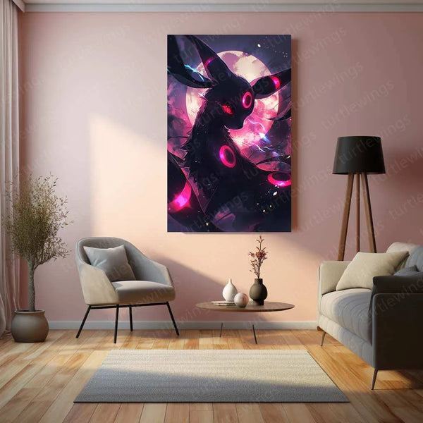 Umbreon Metal Poster – Pokémon Wall Art for Fans & Collectors - TURTLEWINGS 