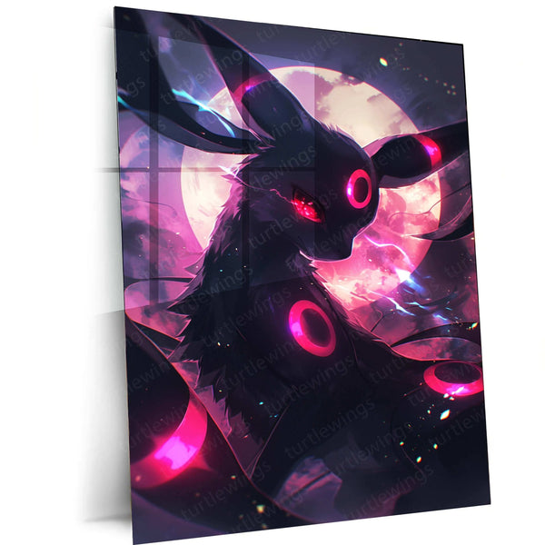 Umbreon Metal Poster – Pokémon Wall Art for Fans & Collectors - TURTLEWINGS 