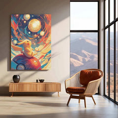 Pikachu Pokémon Illustration Poster – Gazing into the Electric Future - TURTLEWINGS 