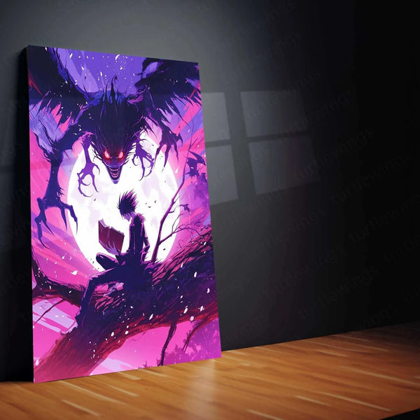 Death Note Red Book HD Wallpaper Poster – Iconic Anime Design - TURTLEWINGS 