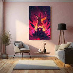 Pikachu Metal Poster – Pokémon Wall Art in HD Yellow & Red Design - TURTLEWINGS 