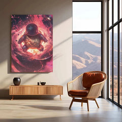 Squirtle Metal Poster – Pokémon Wall Art in HD Orange & Black Design - TURTLEWINGS 
