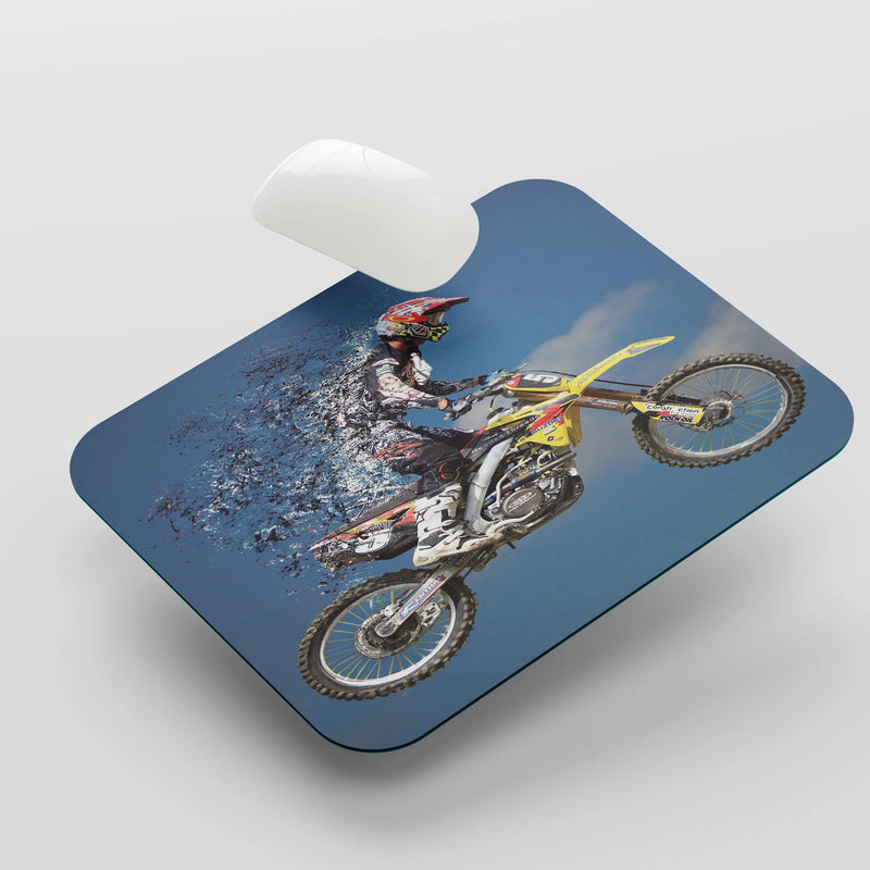 bike Small Mousepad - TURTLEWINGS 