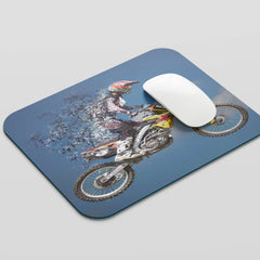 bike Small Mousepad - TURTLEWINGS 