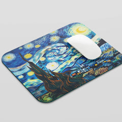 Starry Sky Art by Vincent Design Small Mousepad - TURTLEWINGS 
