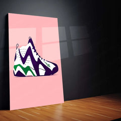 Abstract Metal Poster | Nike Sneaker Art Metal Poster – Bold & Stylish Decor 04 - TURTLEWINGS 