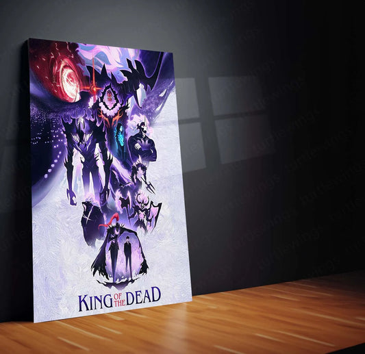 Solo Leveling Metal Poster | Sung Jin-Woo Shadow Monarch Wall Art | Anime Manhwa Decor 10