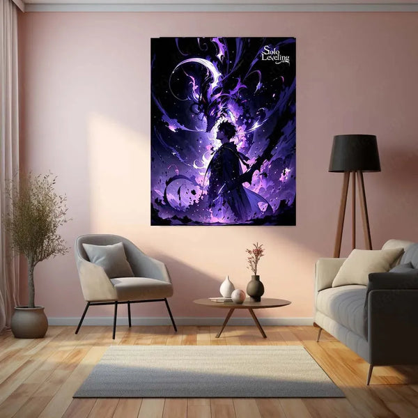 Solo Leveling Metal Poster | Sung Jin-Woo Shadow Monarch Wall Art | Anime Manhwa Decor 11