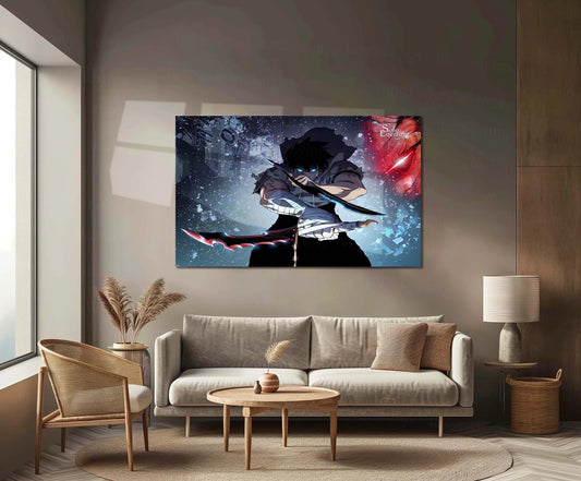 Solo Leveling Metal Poster | Sung Jin-Woo Shadow Monarch Wall Art | Anime Manhwa Decor 13
