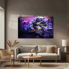 Solo Leveling Metal Poster | Sung Jin-Woo Shadow Monarch Wall Art | Anime Manhwa Decor 14 - TURTLEWINGS 