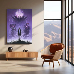 Solo Leveling Metal Poster | Sung Jin-Woo Shadow Monarch Wall Art | Anime Manhwa Decor 03