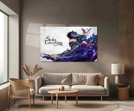 Solo Leveling Metal Poster | Sung Jin-Woo Shadow Monarch Wall Art | Anime Manhwa Decor 06