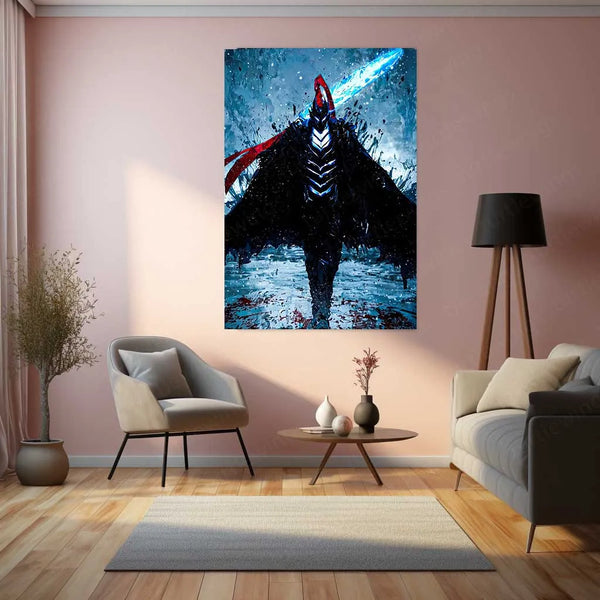 Solo Leveling Metal Poster | Sung Jin-Woo Shadow Monarch Wall Art | Anime Manhwa Decor 17 - TURTLEWINGS 